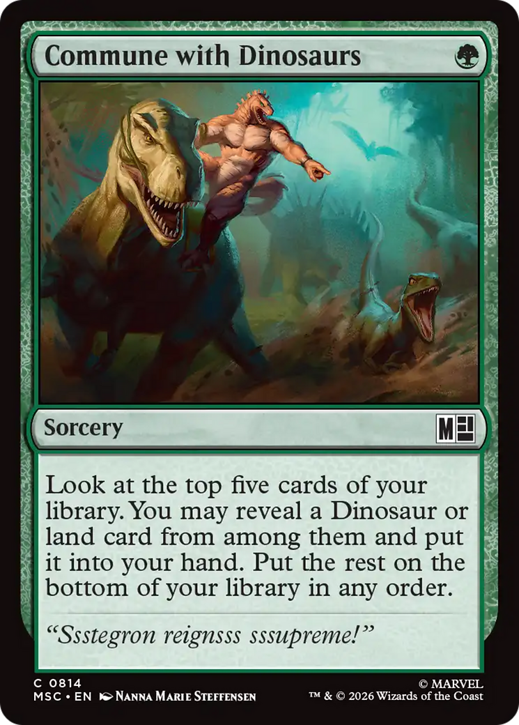 Commune with Dinosaurs [Marvel Super Heroes Commander] | Exor Games Bridgewater