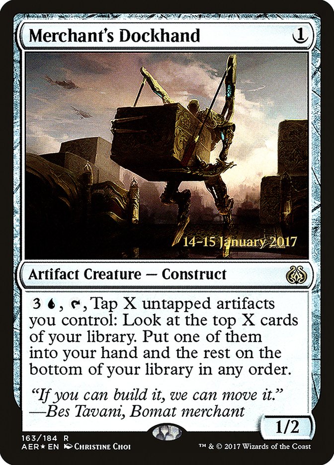 Merchant's Dockhand [Aether Revolt Prerelease Promos] | Exor Games Bridgewater