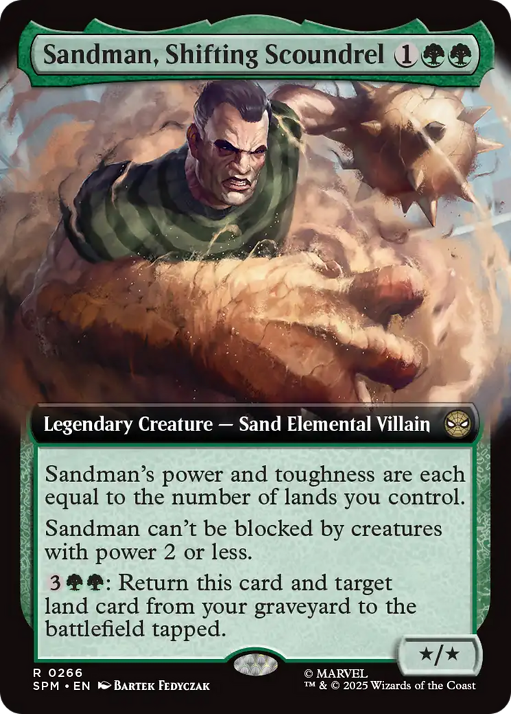 Sandman, Shifting Scoundrel (Extended Art) [Marvel's Spider-Man] | Exor Games Bridgewater