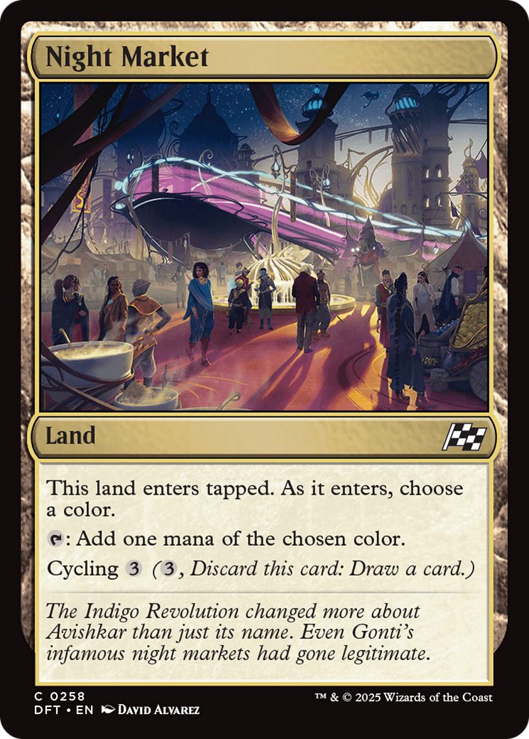 Night Market [Aetherdrift] | Exor Games Bridgewater