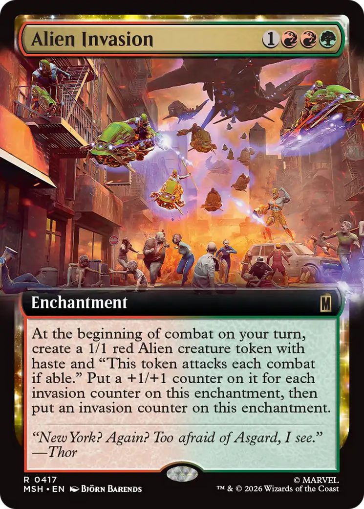 Alien Invasion (Extended Art) [Marvel Super Heroes] | Exor Games Bridgewater