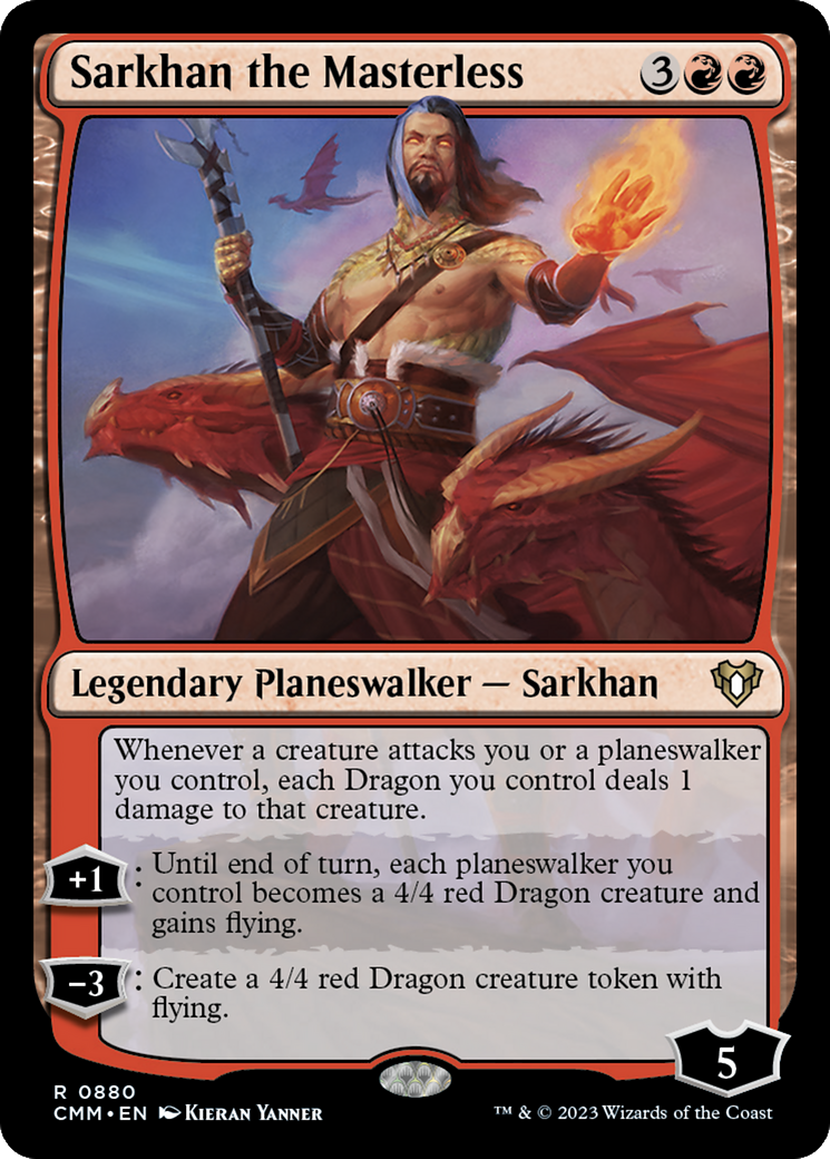 Sarkhan the Masterless [Commander Masters] | Exor Games Bridgewater