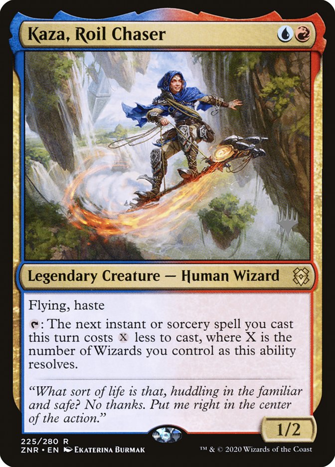Kaza, Roil Chaser (Promo Pack) [Zendikar Rising Promos] | Exor Games Bridgewater
