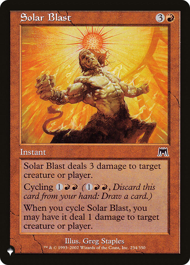 Solar Blast [The List] | Exor Games Bridgewater