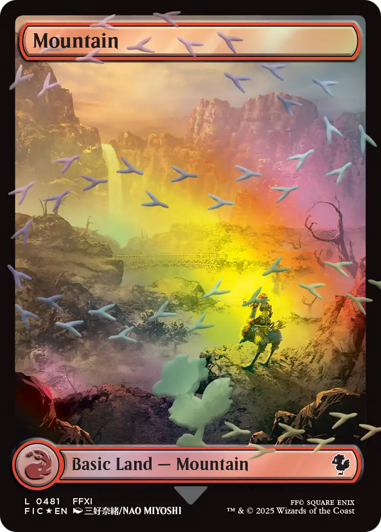 Mountain (Chocobo Track Foil) [FINAL FANTASY Commander] | Exor Games Bridgewater