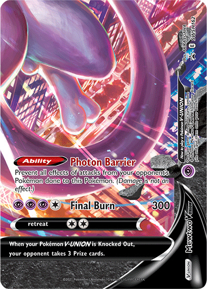 Mewtwo V-Union (SWSH162) [Sword & Shield: Black Star Promos] | Exor Games Bridgewater