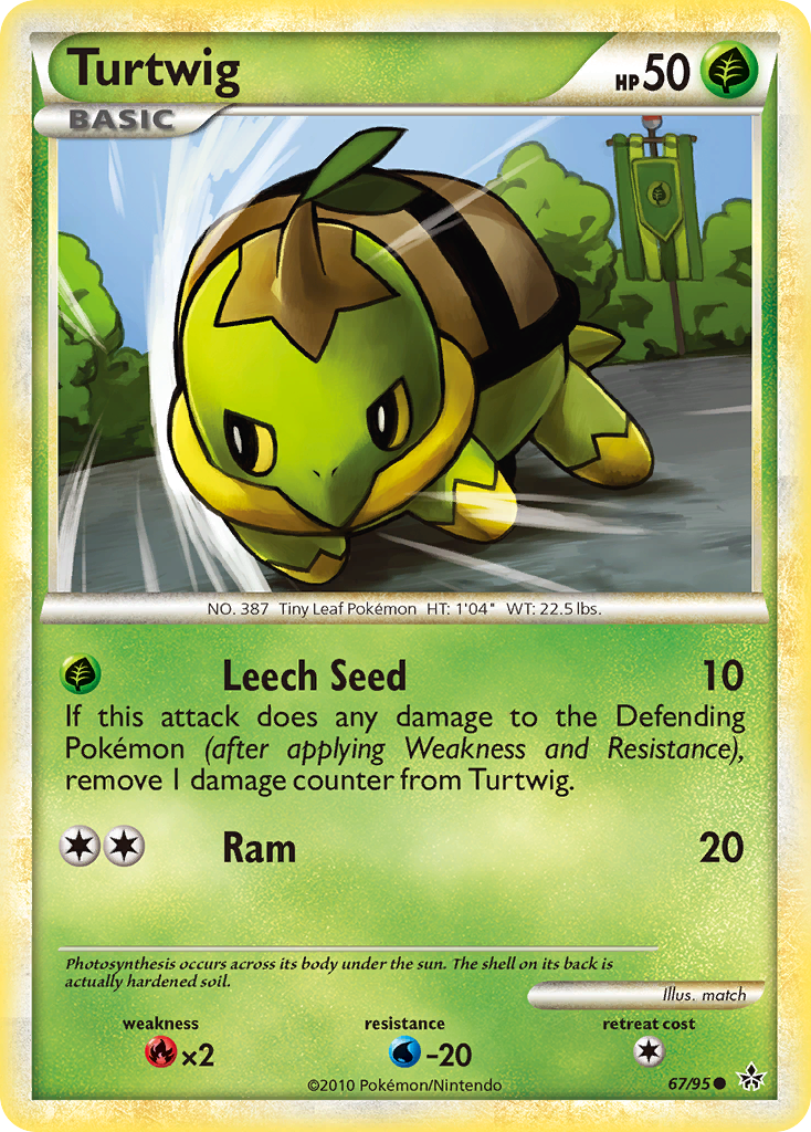 Turtwig (67/95) [HeartGold & SoulSilver: Unleashed] | Exor Games Bridgewater