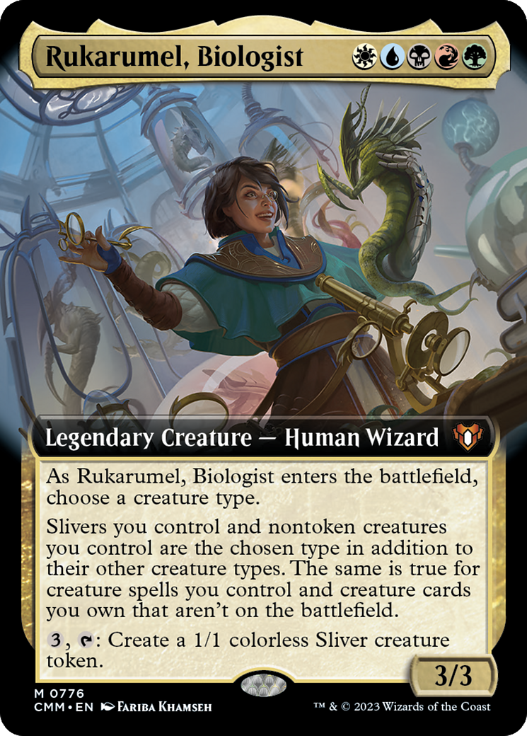 Rukarumel, Biologist (Extended Art) [Commander Masters] | Exor Games Bridgewater