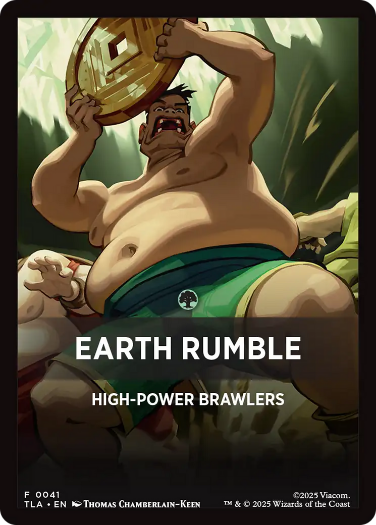 Earth Rumble Theme Card [Avatar: The Last Airbender Tokens] | Exor Games Bridgewater