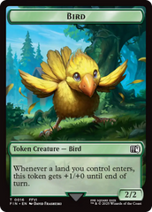 Bird (0016) // Wizard (0014) Double-Sided Token [FINAL FANTASY Tokens] | Exor Games Bridgewater
