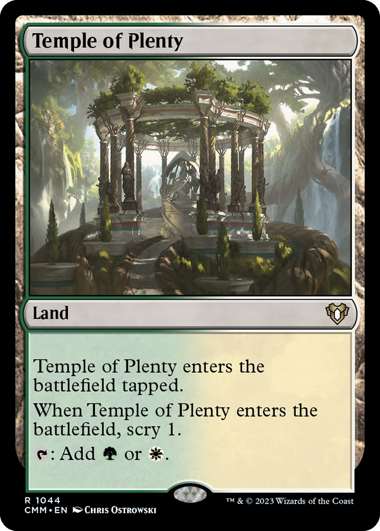 Temple of Plenty [Commander Masters] | Exor Games Bridgewater