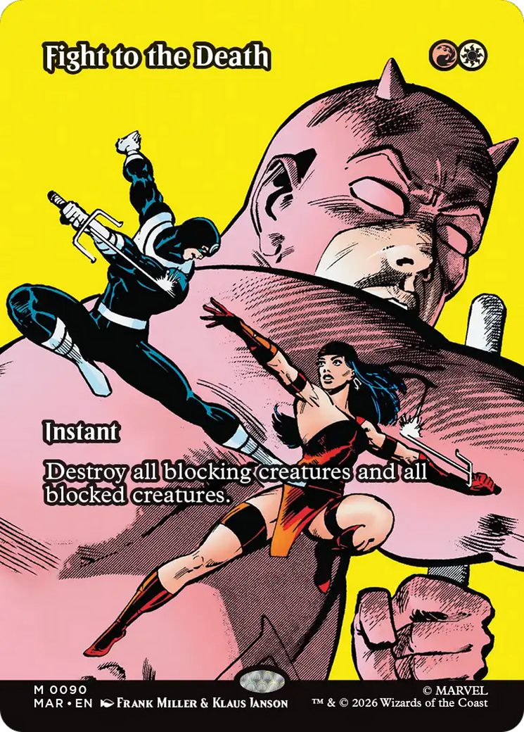 Fight to the Death (Borderless) [Marvel Universe: Eternal-Legal] | Exor Games Bridgewater