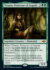 Titania, Protector of Argoth (Foil Etched) [Modern Horizons 2] | Exor Games Bridgewater