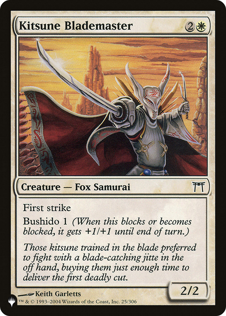 Kitsune Blademaster [The List Reprints] | Exor Games Bridgewater