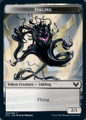 Inkling // Pest Double-Sided Token [Strixhaven: School of Mages Tokens] | Exor Games Bridgewater
