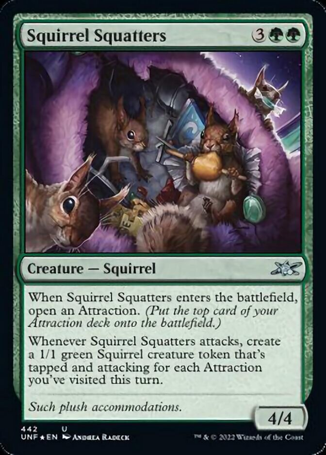 Squirrel Squatters (Galaxy Foil) [Unfinity] | Exor Games Bridgewater