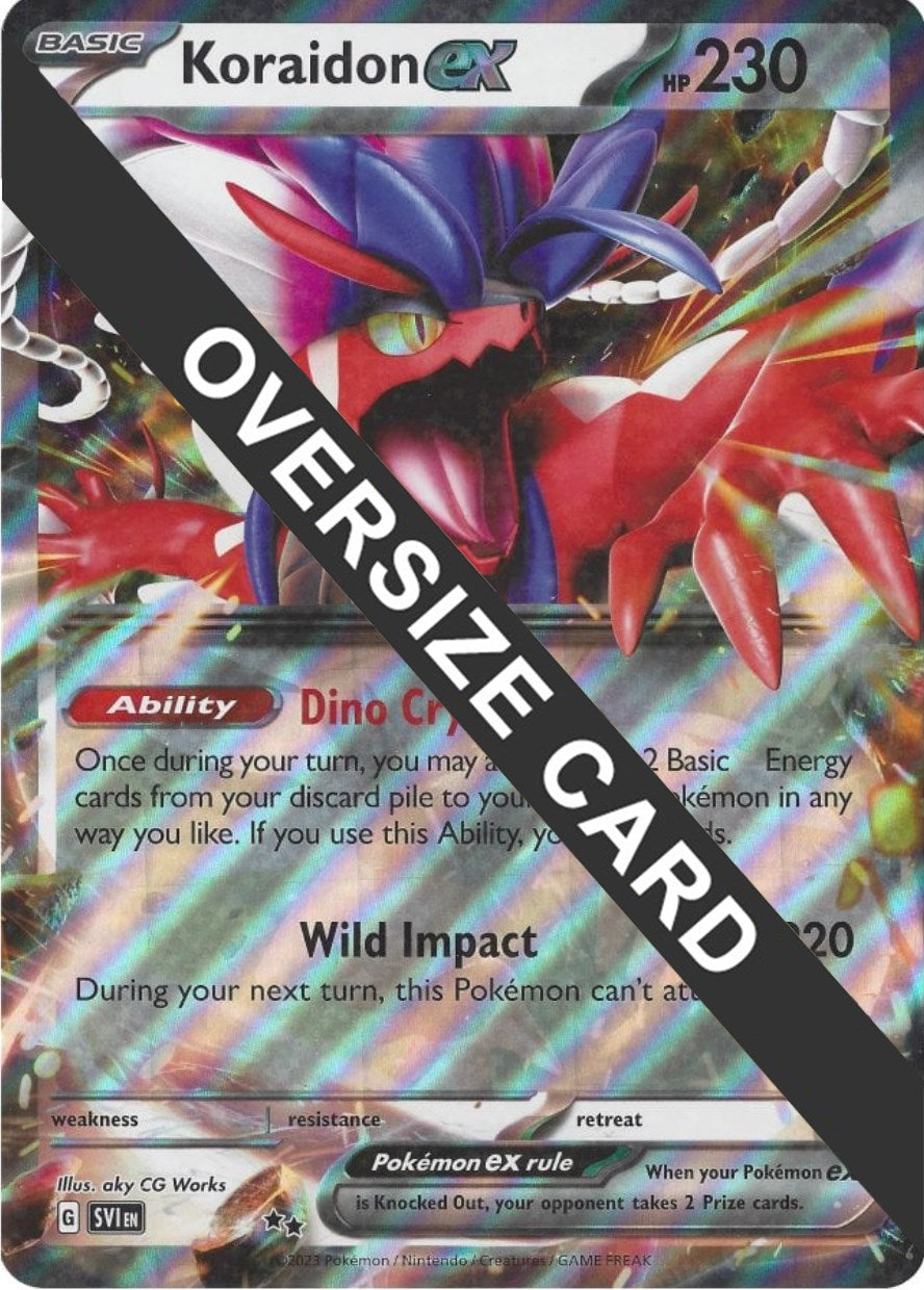 Koraidon ex (125/198) (Jumbo Card) [Scarlet & Violet: Base Set] | Exor Games Bridgewater