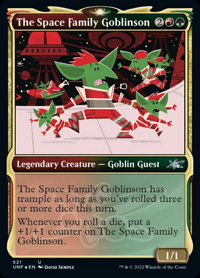 The Space Family Goblinson (Showcase) (Galaxy Foil) [Unfinity] | Exor Games Bridgewater