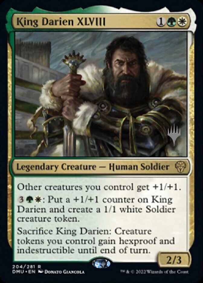 King Darien XLVIII (Promo Pack) [Dominaria United Promos] | Exor Games Bridgewater