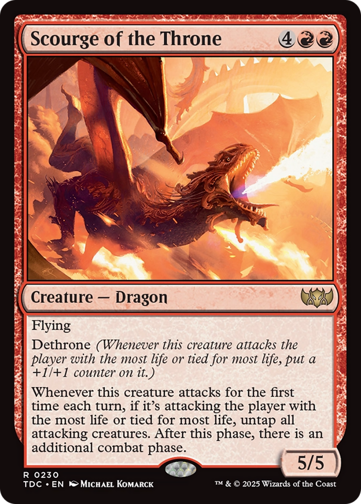 Scourge of the Throne [Tarkir: Dragonstorm Commander] | Exor Games Bridgewater