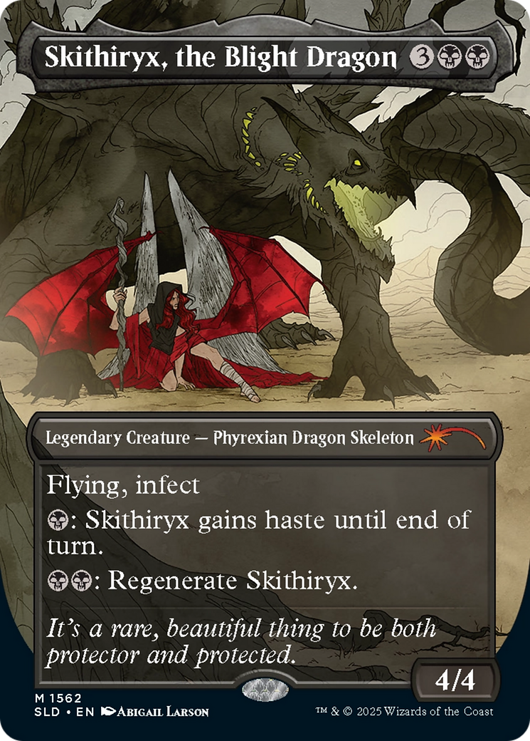 Skithiryx, the Blight Dragon (Rainbow Foil) [Secret Lair Drop Series] | Exor Games Bridgewater