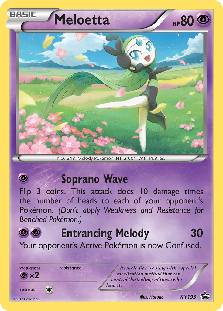 Meloetta (XY193) [XY: Black Star Promos] | Exor Games Bridgewater