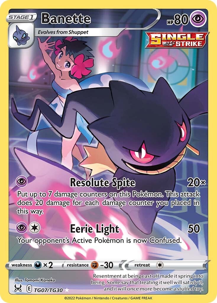 Banette (TG07/TG30) [Sword & Shield: Lost Origin] | Exor Games Bridgewater