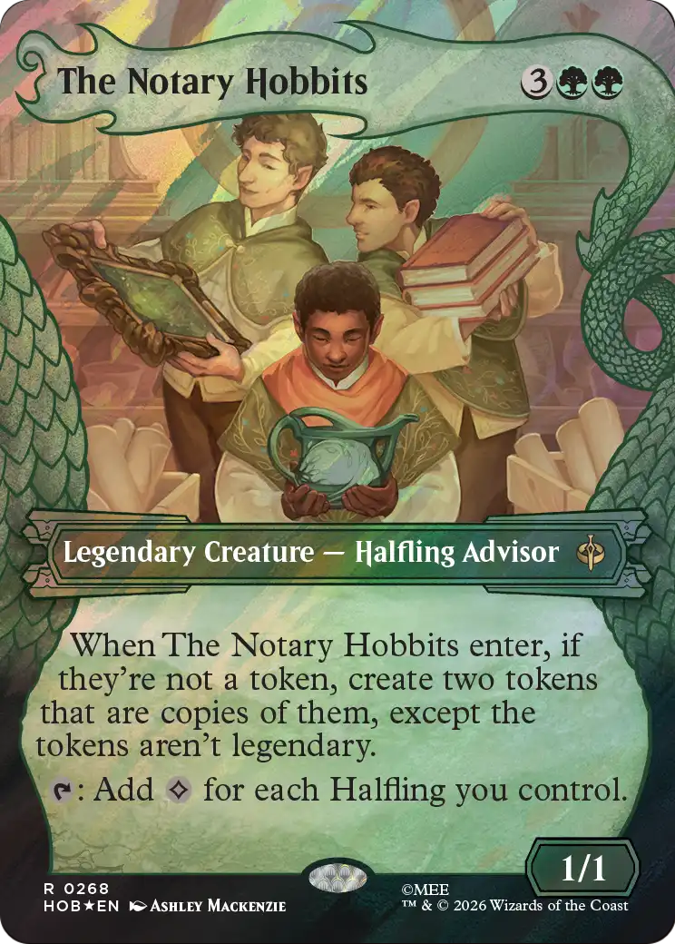 The Notary Hobbits (Showcase) (Surge Foil) [The Hobbit] | Exor Games Bridgewater