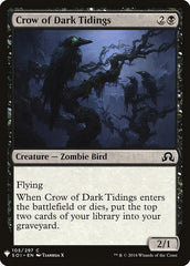 Crow of Dark Tidings [Mystery Booster] | Exor Games Bridgewater