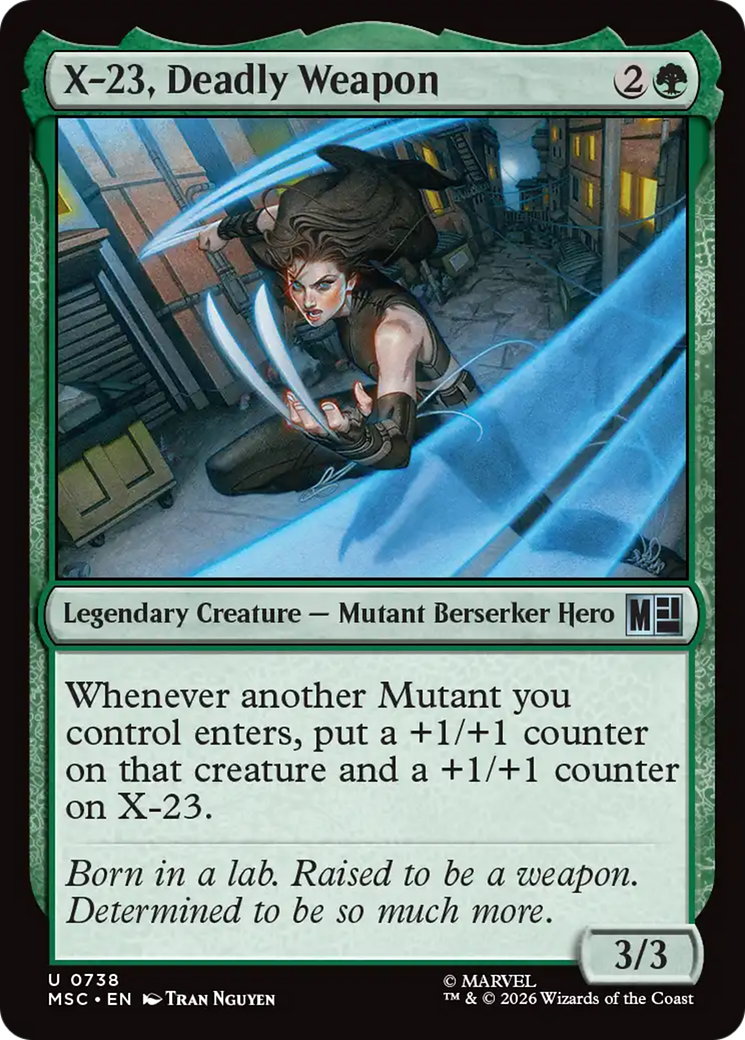 X-23, Deadly Weapon [Marvel Super Heroes Commander] | Exor Games Bridgewater