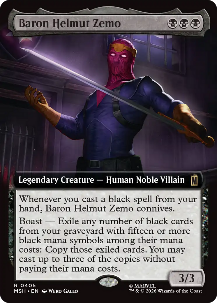 Baron Helmut Zemo (Extended Art) [Marvel Super Heroes] | Exor Games Bridgewater