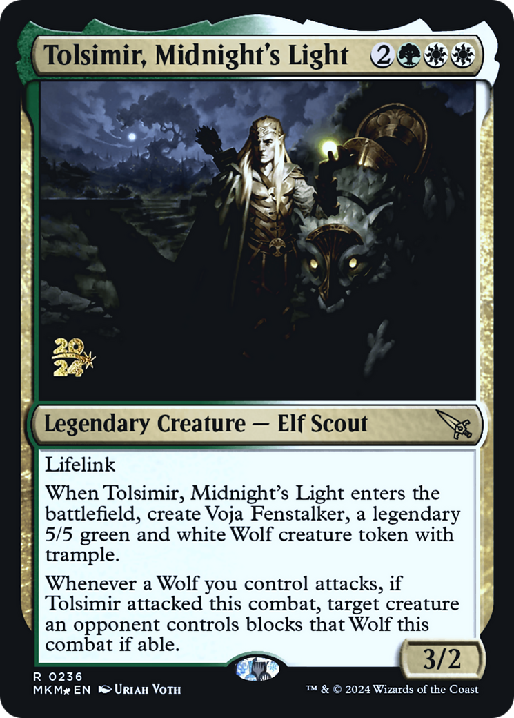 Tolsimir, Midnight's Light [Murders at Karlov Manor Prerelease Promos] | Exor Games Bridgewater