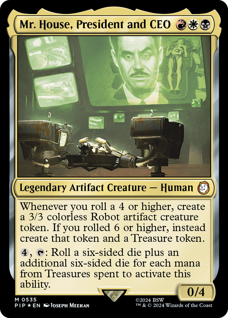 Mr. House, President and CEO (Surge Foil) [Fallout] | Exor Games Bridgewater