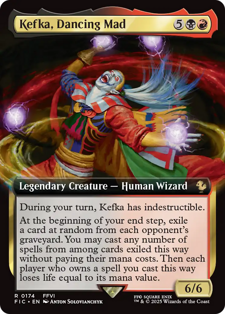 Kefka, Dancing Mad (Extended Art) [FINAL FANTASY Commander] | Exor Games Bridgewater