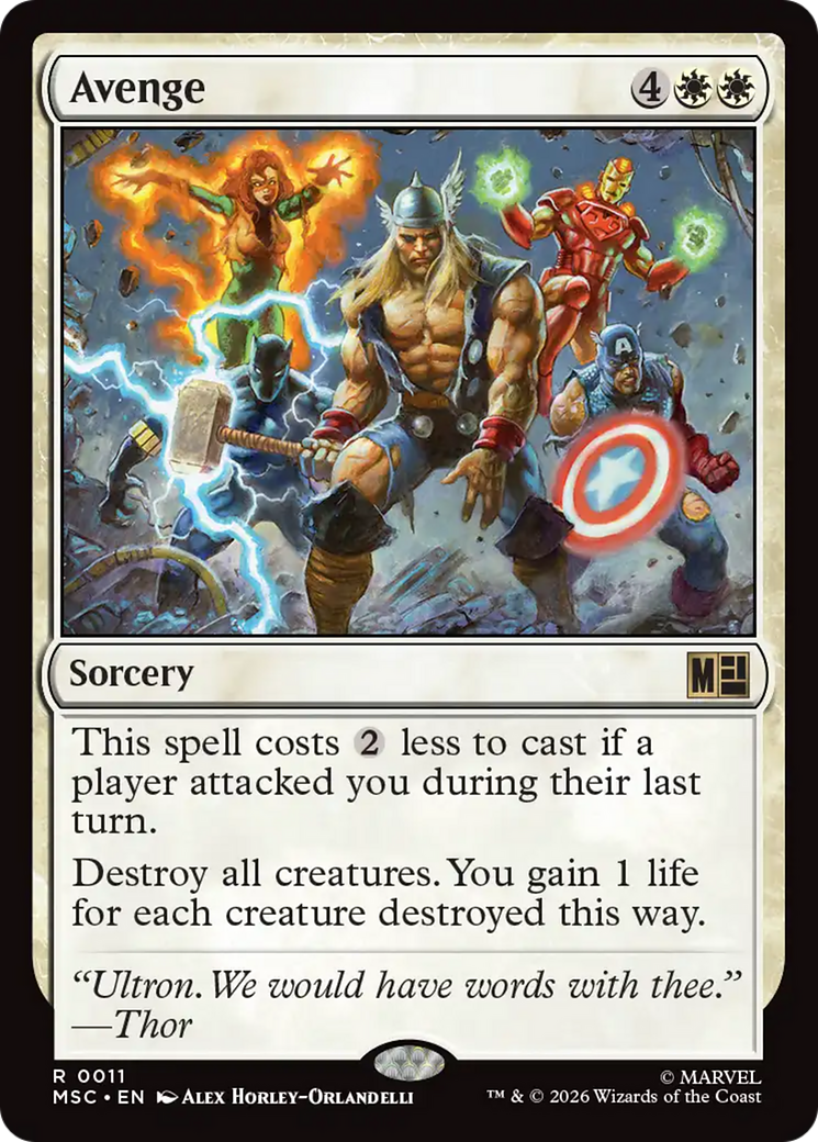 Avenge [Marvel Super Heroes Commander] | Exor Games Bridgewater
