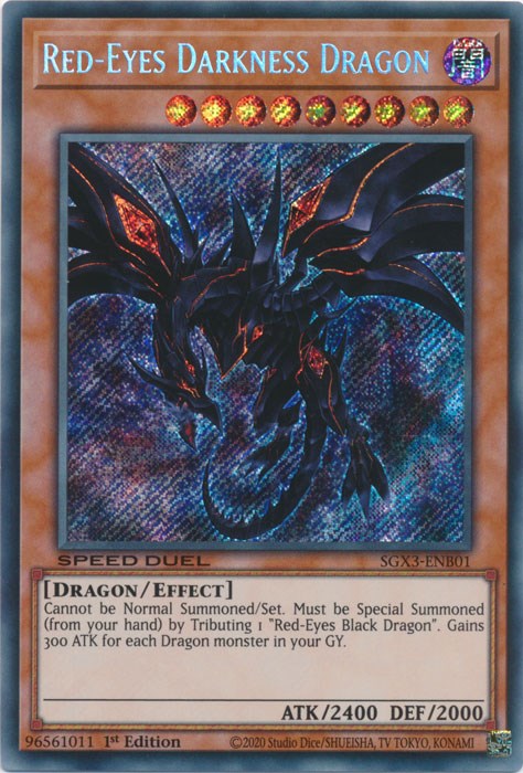 Red-Eyes Darkness Dragon [SGX3-ENB01] Secret Rare | Exor Games Bridgewater