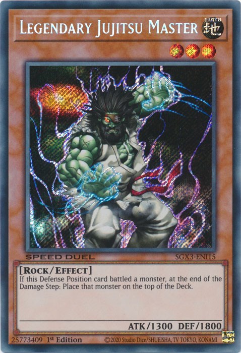 Legendary Jujitsu Master [SGX3-ENI15] Secret Rare | Exor Games Bridgewater