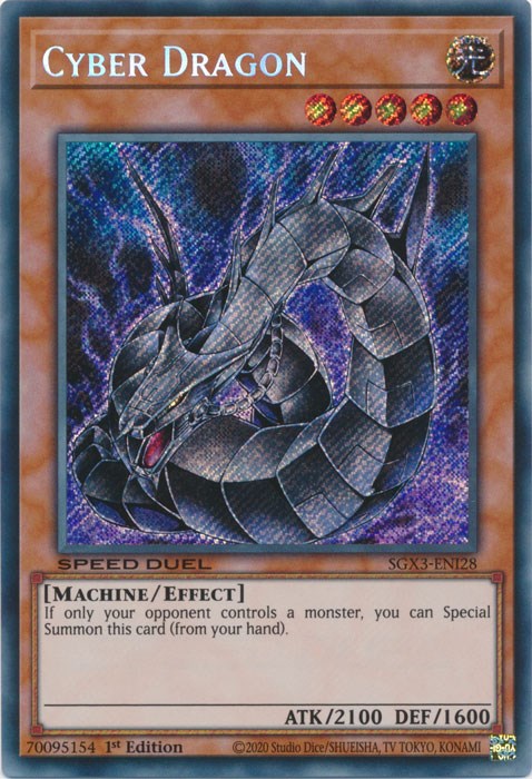 Cyber Dragon [SGX3-ENI28] Secret Rare | Exor Games Bridgewater