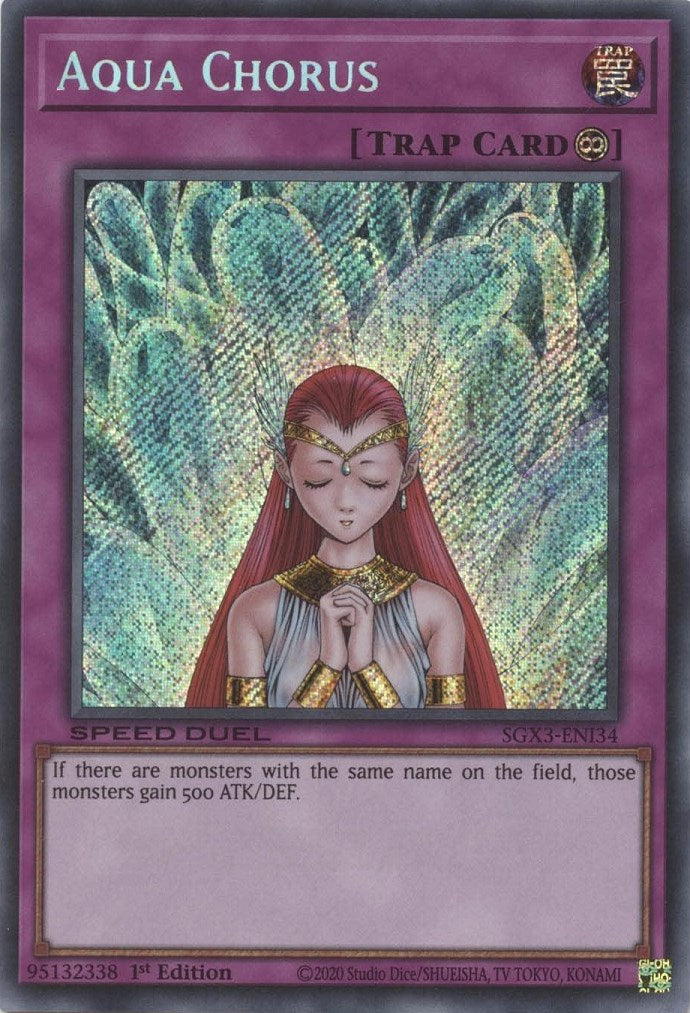 Aqua Chorus [SGX3-ENI34] Secret Rare | Exor Games Bridgewater