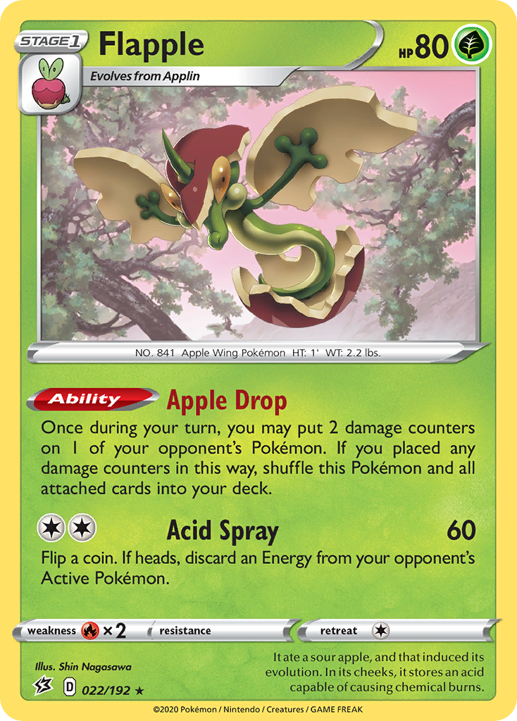 Flapple (022/192) [Sword & Shield: Rebel Clash] | Exor Games Bridgewater