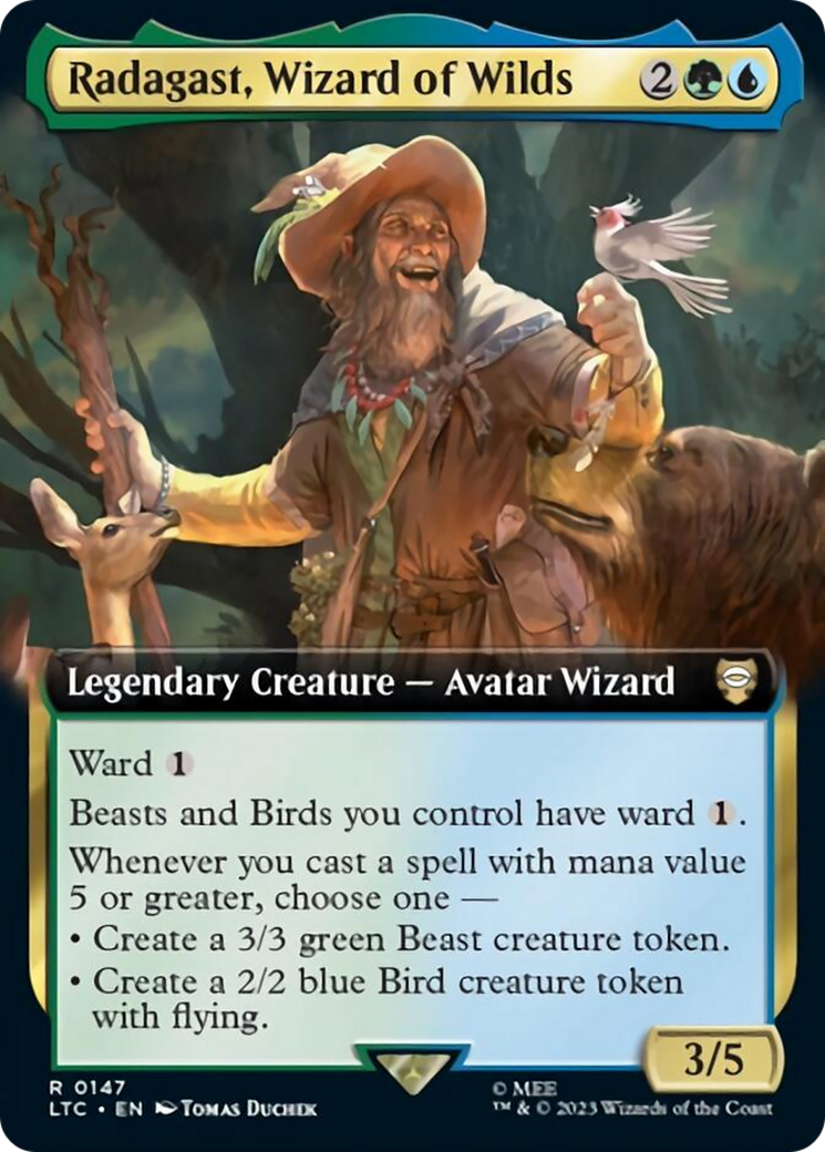 Radagast, Wizard of Wilds (Extended Art) [The Lord of the Rings: Tales of Middle-Earth Commander] | Exor Games Bridgewater