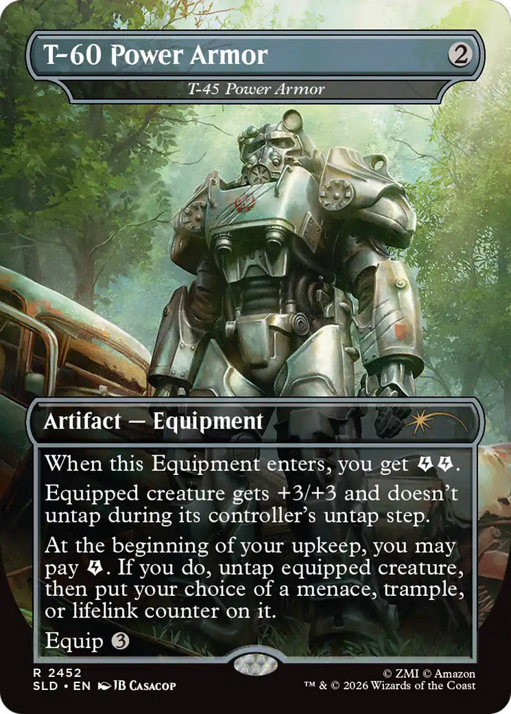 T-60 Power Armor - T-45 Power Armor [Secret Lair Drop Series] | Exor Games Bridgewater