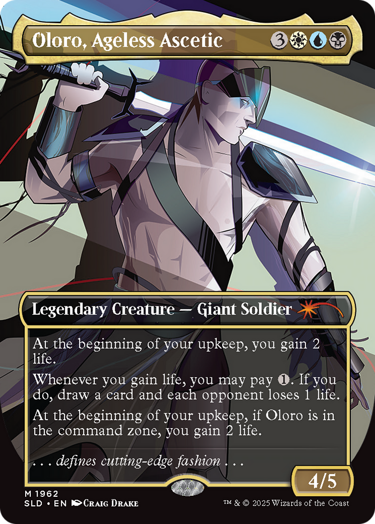 Oloro, Ageless Ascetic (Rainbow Foil) [Secret Lair Drop Series] | Exor Games Bridgewater