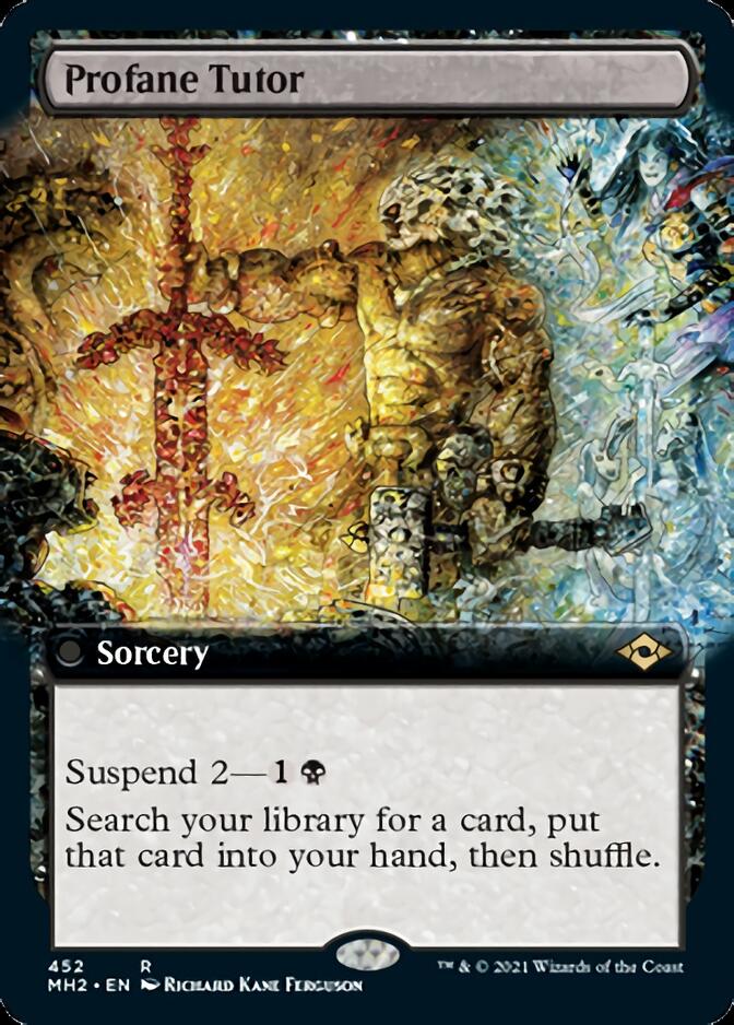 Profane Tutor (Extended Art) [Modern Horizons 2] | Exor Games Bridgewater