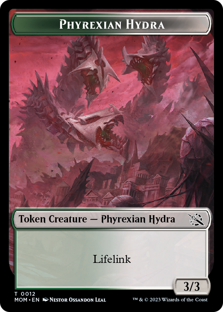 Phyrexian Hydra Token (12) [March of the Machine Tokens] | Exor Games Bridgewater