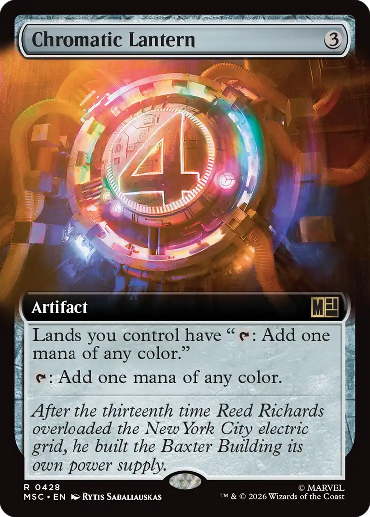 Chromatic Lantern (Extended Art) [Marvel Super Heroes Commander] | Exor Games Bridgewater
