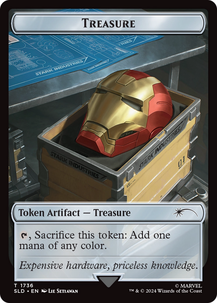 Treasure Token (1736) (Rainbow Foil) [Secret Lair Drop Series] | Exor Games Bridgewater