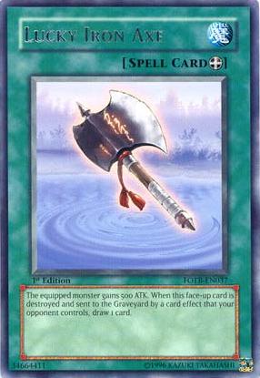 Lucky Iron Axe [FOTB-EN037] Rare | Exor Games Bridgewater