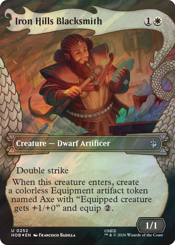 Iron Hills Blacksmith (Showcase) (Surge Foil) [The Hobbit] | Exor Games Bridgewater