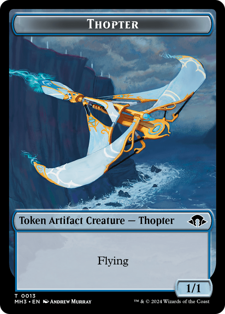 Phyrexian Germ // Thopter Double-Sided Token [Modern Horizons 3 Tokens] | Exor Games Bridgewater